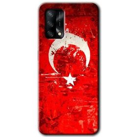 Gramaphone Oppo A54 HD Desen Baskılı Arka Kapak Albayrak 2 Kılıf
