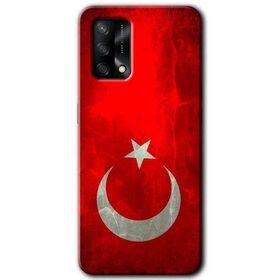 Gramaphone Oppo A54 HD Desen Baskılı Arka Kapak Albayrak Kılıf