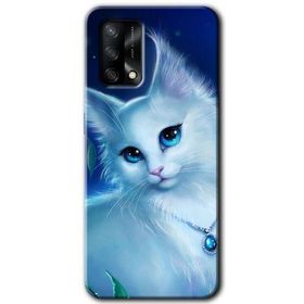 Gramaphone Oppo A54 HD Desen Baskılı Arka Kapak Cat Glance Kılıf