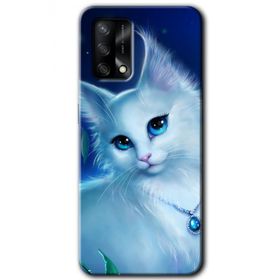 Gramaphone Oppo A54 HD Desen Baskılı Arka Kapak Cat Glance Kılıf