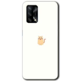 Gramaphone Oppo A54 HD Desen Baskılı Arka Kapak Cat Minimalism Kılıf