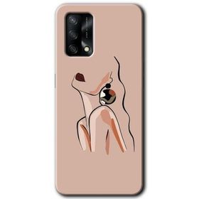 Gramaphone Oppo A54 HD Desen Baskılı Arka Kapak Çizim Silüet Kılıf