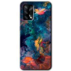 Gramaphone Oppo A54 HD Desen Baskılı Arka Kapak Color Storm Kılıf