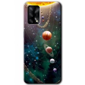 Gramaphone Oppo A54 HD Desen Baskılı Arka Kapak Cosmos Kılıf