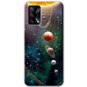 Gramaphone Oppo A54 HD Desen Baskılı Arka Kapak Cosmos Kılıf