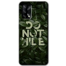Gramaphone Oppo A54 HD Desen Baskılı Arka Kapak Do Not Hide Kılıf