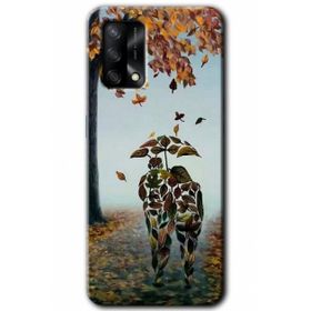 Gramaphone Oppo A54 HD Desen Baskılı Arka Kapak Doğadan Aşk Kılıf