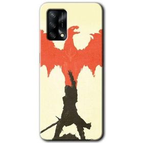 Gramaphone Oppo A54 HD Desen Baskılı Arka Kapak Dragon Hunter 1 Kılıf