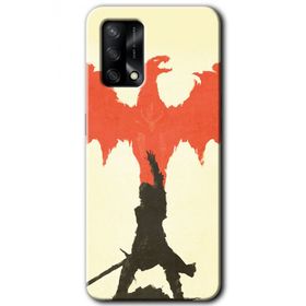 Gramaphone Oppo A54 HD Desen Baskılı Arka Kapak Dragon Hunter 1 Kılıf