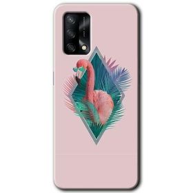 Gramaphone Oppo A54 HD Desen Baskılı Arka Kapak Flamingo Kılıf