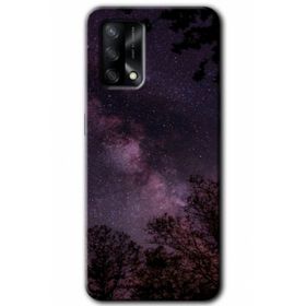 Gramaphone Oppo A54 HD Desen Baskılı Arka Kapak Gece Galaksi Kılıf