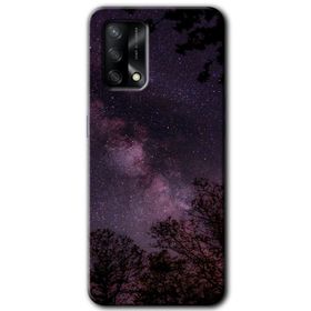 Gramaphone Oppo A54 HD Desen Baskılı Arka Kapak Gece Galaksi Kılıf