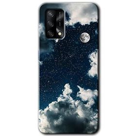 Gramaphone Oppo A54 HD Desen Baskılı Arka Kapak Gece Gökyüzü Kılıf