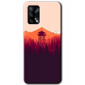 Gramaphone Oppo A54 HD Desen Baskılı Arka Kapak Gözlem Kulesi Kılıf