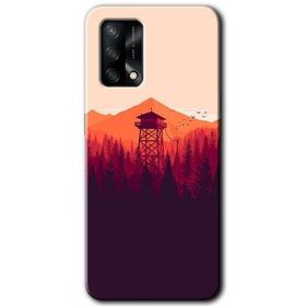 Gramaphone Oppo A54 HD Desen Baskılı Arka Kapak Gözlem Kulesi Kılıf