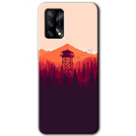 Gramaphone Oppo A54 HD Desen Baskılı Arka Kapak Gözlem Kulesi Kılıf
