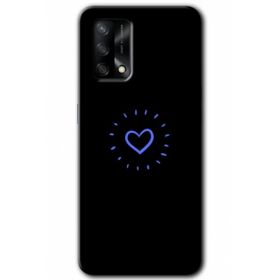 Gramaphone Oppo A54 HD Desen Baskılı Arka Kapak Heart Strokes Kılıf
