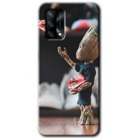 Gramaphone Oppo A54 HD Desen Baskılı Arka Kapak I am Groot Kılıf