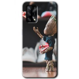 Gramaphone Oppo A54 HD Desen Baskılı Arka Kapak I am Groot Kılıf