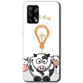 Gramaphone Oppo A54 HD Desen Baskılı Arka Kapak İdea Lamp Kılıf