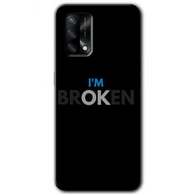 Gramaphone Oppo A54 HD Desen Baskılı Arka Kapak Im Broken Kılıf