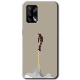 Gramaphone Oppo A54 HD Desen Baskılı Arka Kapak İron Man Airport Kılıf