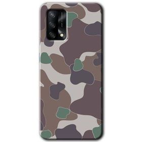 Gramaphone Oppo A54 HD Desen Baskılı Arka Kapak Kamuflaj 11 Kılıf