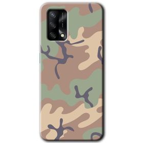 Gramaphone Oppo A54 HD Desen Baskılı Arka Kapak Kamuflaj 6 Kılıf