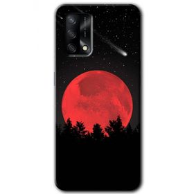 Gramaphone Oppo A54 HD Desen Baskılı Arka Kapak Kanlı Ay Kılıf