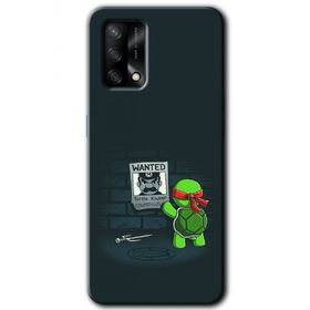 Gramaphone Oppo A54 HD Desen Baskılı Arka Kapak Kaplumbağa Avcısı Kılıf