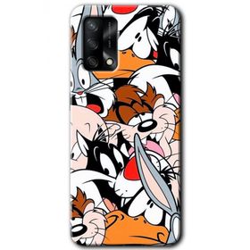 Gramaphone Oppo A54 HD Desen Baskılı Arka Kapak Karakterler Kılıf