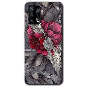Gramaphone Oppo A54 HD Desen Baskılı Arka Kapak Kelebek Ömrü Kılıf