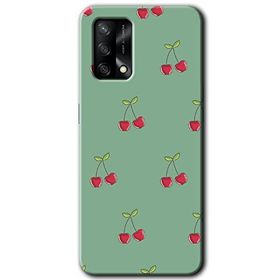 Gramaphone Oppo A54 HD Desen Baskılı Arka Kapak Kiraz Berry Kılıf
