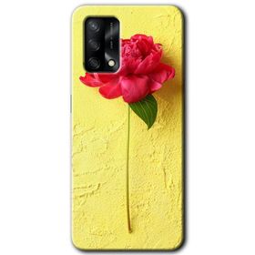 Gramaphone Oppo A54 HD Desen Baskılı Arka Kapak Kırmızı Gül Kılıf
