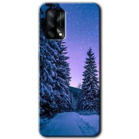 Gramaphone Oppo A54 HD Desen Baskılı Arka Kapak Kış Manzarası Kılıf