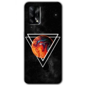 Gramaphone Oppo A54 HD Desen Baskılı Arka Kapak Kızıl Gezegen Kılıf
