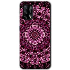Gramaphone Oppo A54 HD Desen Baskılı Arka Kapak Mandala Patterns Kaleidoscope Kılıf