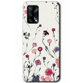 Gramaphone Oppo A54 HD Desen Baskılı Arka Kapak Mat Çiçek Kılıf