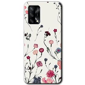 Gramaphone Oppo A54 HD Desen Baskılı Arka Kapak Mat Çiçek Kılıf