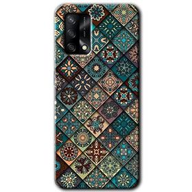 Gramaphone Oppo A54 HD Desen Baskılı Arka Kapak Mat Mandala Kılıf