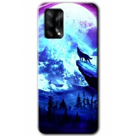 Gramaphone Oppo A54 HD Desen Baskılı Arka Kapak Mega Kurt Kılıf