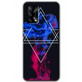 Gramaphone Oppo A54 HD Desen Baskılı Arka Kapak Mekanik Duman 1 Kılıf