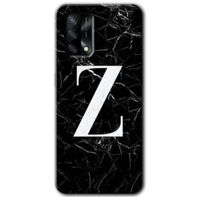 Gramaphone Oppo A54 HD Desen Baskılı Arka Kapak Siyah Mermer Desenli Y Harfi Kılıf