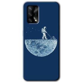 Gramaphone Oppo A54 HD Desen Baskılı Arka Kapak Smoke-Man Kılıf