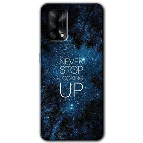 Gramaphone Oppo A54 HD Desen Baskılı Arka Kapak Stars Wallpaper Kılıf