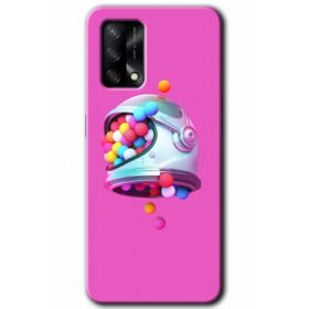 Gramaphone Oppo A54 HD Desen Baskılı Arka Kapak Uzay Başlığı Kılıf