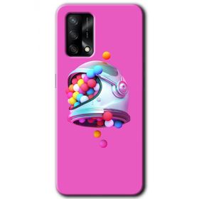 Gramaphone Oppo A54 HD Desen Baskılı Arka Kapak Uzay Başlığı Kılıf