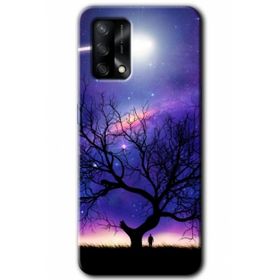 Gramaphone Oppo A54 HD Desen Baskılı Arka Kapak Uzay Silüet Kılıf