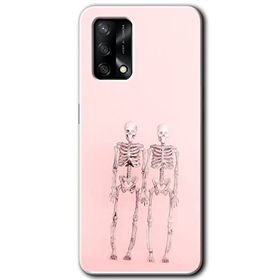 Gramaphone Oppo A54 HD Desen Baskılı Arka Kapak Yaşayan Çift Kılıf
