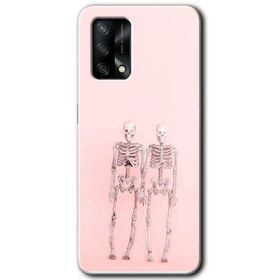 Gramaphone Oppo A54 HD Desen Baskılı Arka Kapak Yaşayan Çift Kılıf